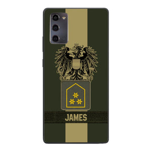 DH Personalized Austrian Soldier Phone Case Printed DT084