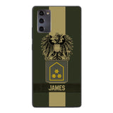 DH Personalized Austrian Soldier Phone Case Printed DT084