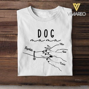 Personalized Dog Mama Tshirt Printed 22APR-HC13