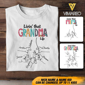 PERSONALIZED LIVIN THAT GRANDMA TSHIRT 3C 1304