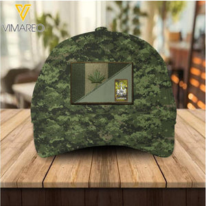 DH Personalized Canadian Soldier Camo Peaked Cap Printed DT1304