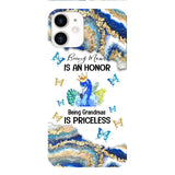 PERSONALIZED BEING MOM IS AN HONOR BEING GRANDMAS IS PRICELESS PHONECASE QTVQ1604