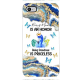 PERSONALIZED BEING MOM IS AN HONOR BEING GRANDMAS IS PRICELESS PHONECASE QTVQ1604