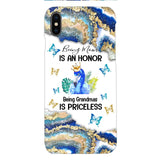 PERSONALIZED BEING MOM IS AN HONOR BEING GRANDMAS IS PRICELESS PHONECASE QTVQ1604