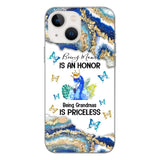 PERSONALIZED BEING MOM IS AN HONOR BEING GRANDMAS IS PRICELESS PHONECASE QTVQ1604