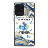PERSONALIZED BEING MOM IS AN HONOR BEING GRANDMAS IS PRICELESS PHONECASE QTVQ1604