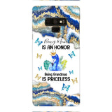 PERSONALIZED BEING MOM IS AN HONOR BEING GRANDMAS IS PRICELESS PHONECASE QTVQ1604