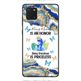 PERSONALIZED BEING MOM IS AN HONOR BEING GRANDMAS IS PRICELESS PHONECASE QTVQ1604