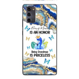 PERSONALIZED BEING MOM IS AN HONOR BEING GRANDMAS IS PRICELESS PHONECASE QTVQ1604