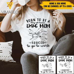 Personalized Dog Mom Tshirt Printed V3Q 1604