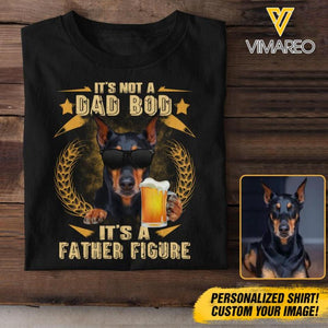 Personalized Doberman Dog Father Figure Tshirt Printed QTDT1604