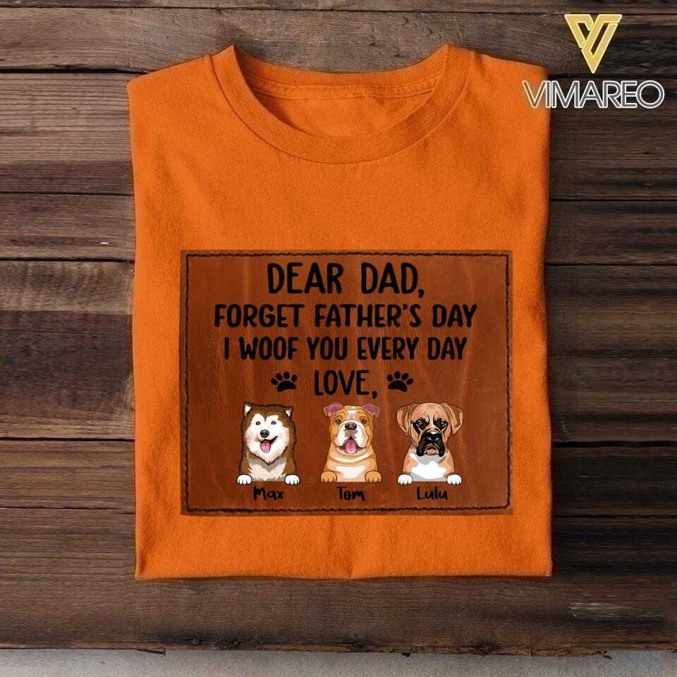 Personalized Dog Lover Tshirt Printed 22APR-HC18
