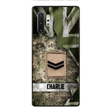 DH Personalized British Soldier Phone Case Printed HQ1804