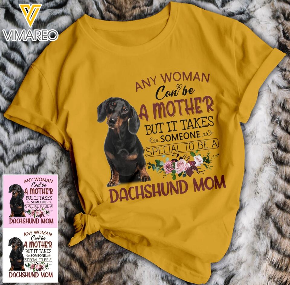 DH Personalized Dachshund Dog Tshirt Printed LN1904