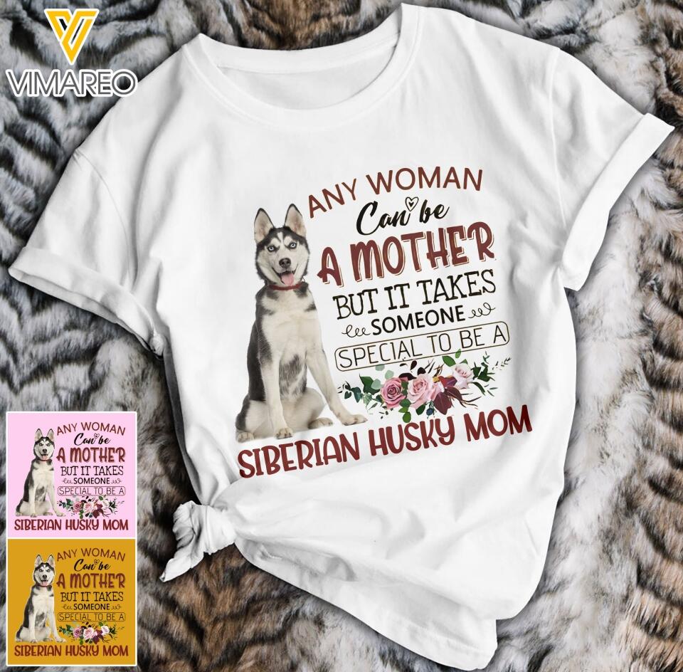 DH Personalized Husky Dog Tshirt Printed LN1904