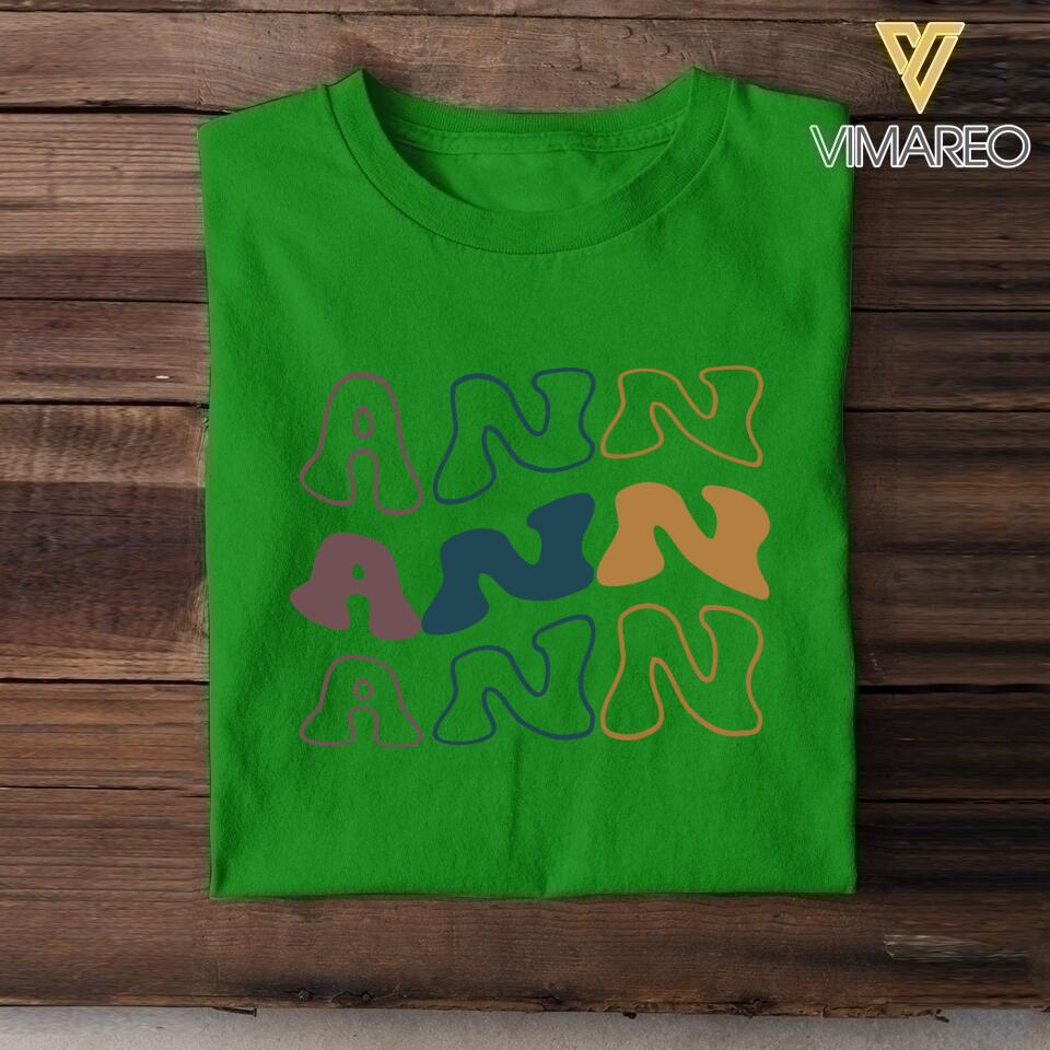 PERSONALIZED AUNTIE OTHER NICKNAME TSHIRT QTHC1904