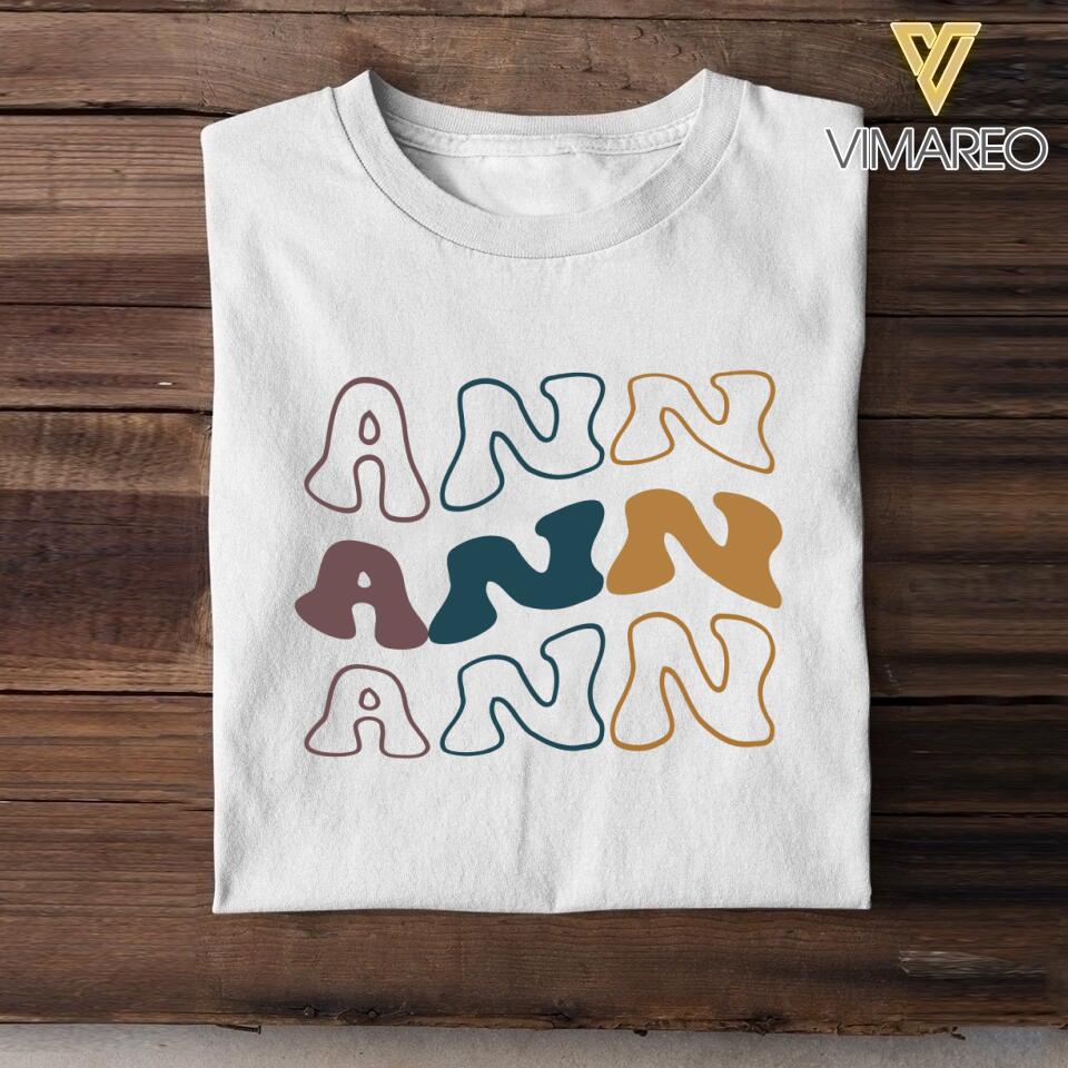 PERSONALIZED AUNTIE OTHER NICKNAME TSHIRT QTHC1904