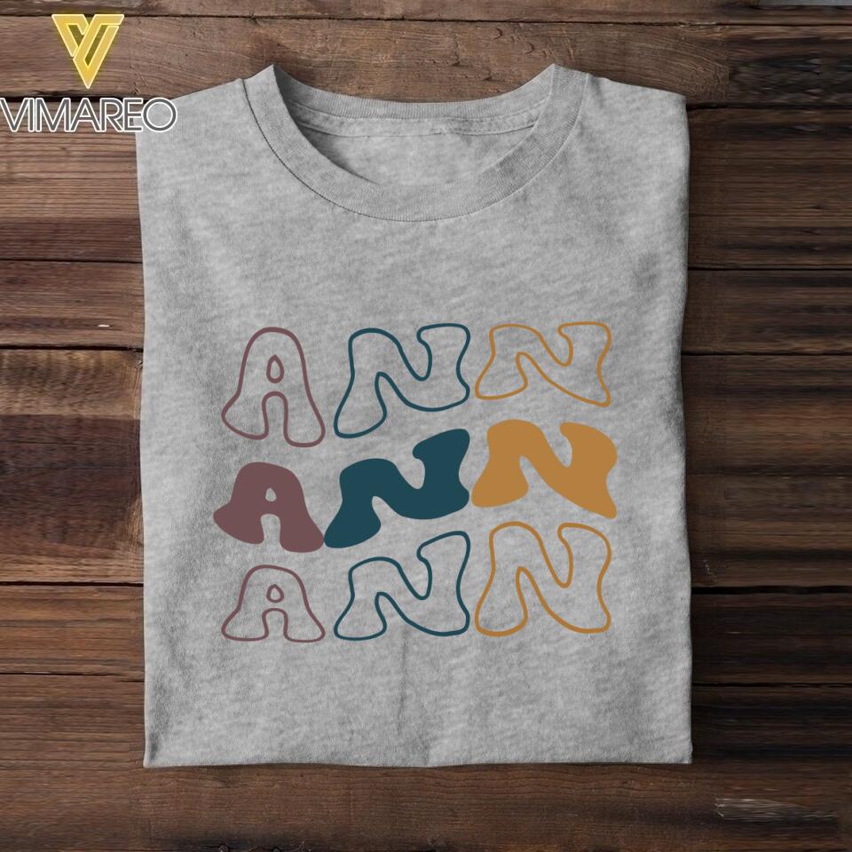 PERSONALIZED AUNTIE OTHER NICKNAME TSHIRT QTHC1904