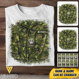 Personalized Canadian Soldier Tshit Printed 22APR-DT20
