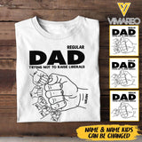 Personalized Regular Dad Tshirt Printed 3N 2104