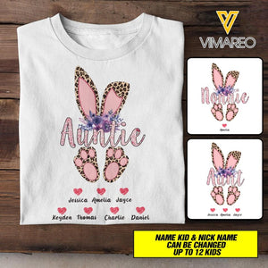 Personalized Auntie Kid Tshirt Printed 22APR-HC22