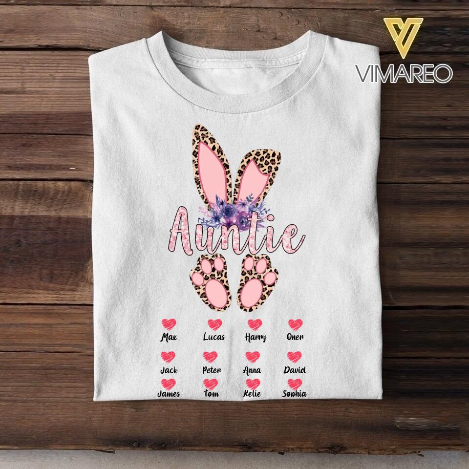 Personalized Auntie Kid Tshirt Printed 22APR-HC22