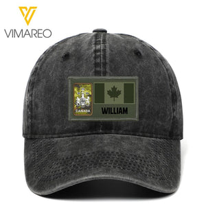 DH Personalized Canadian Soldier Peaked Cap Printed DT2204