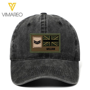 DH Personalized British Soldier Peaked Cap Printed DT2204