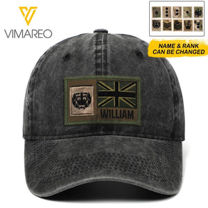 DH Personalized British Soldier Peaked Cap Printed DT2204