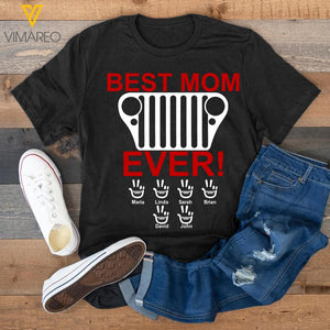 Personalized Jeep Best Mom Tshirt Printed 3T 2304