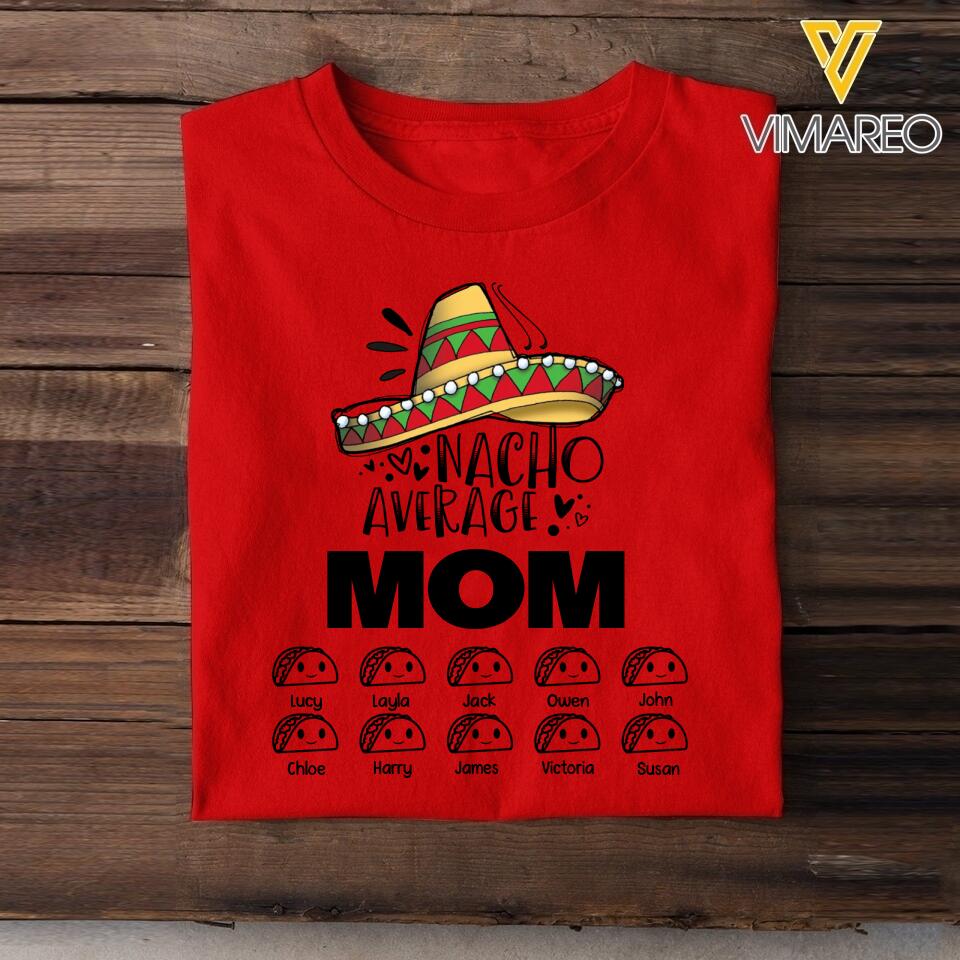 PERSONALIZED NACHO AVERAGE GRANDMA MOM KID NAME QTDT2504