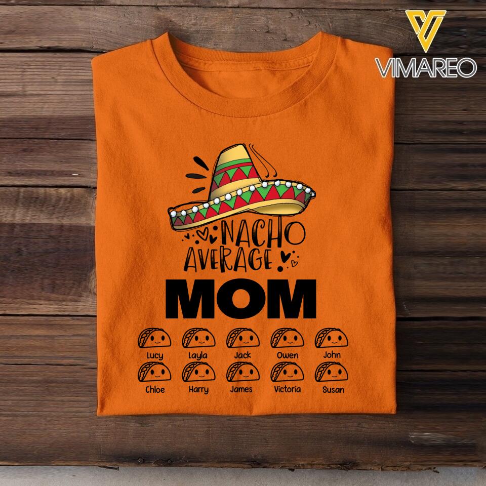 PERSONALIZED NACHO AVERAGE GRANDMA MOM KID NAME QTDT2504