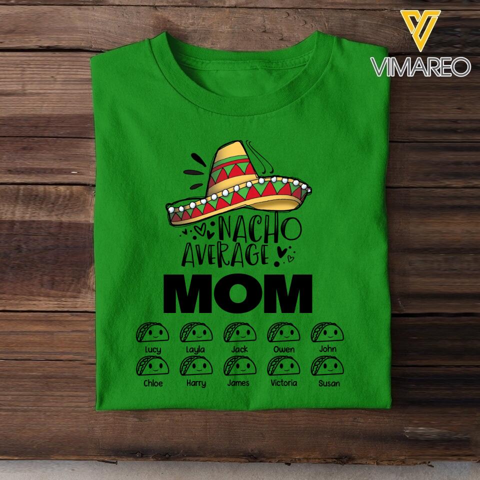 PERSONALIZED NACHO AVERAGE GRANDMA MOM KID NAME QTDT2504