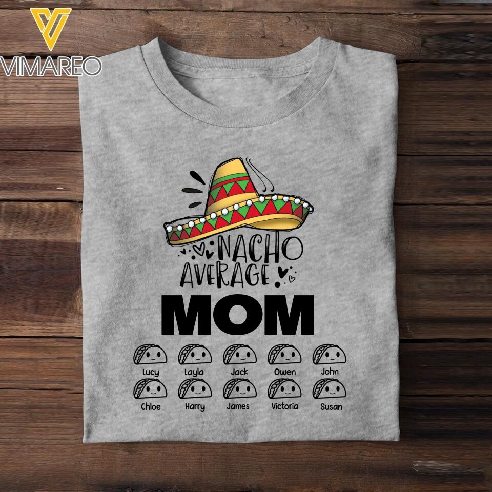PERSONALIZED NACHO AVERAGE GRANDMA MOM KID NAME QTDT2504