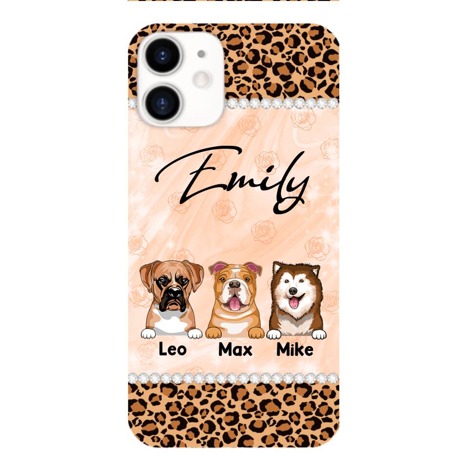 Personalized Dog Lover Phone Case Printed 22APR-LN26