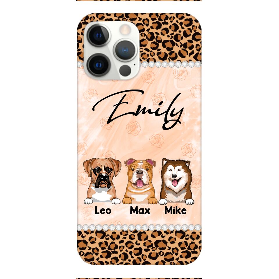 Personalized Dog Lover Phone Case Printed 22APR-LN26