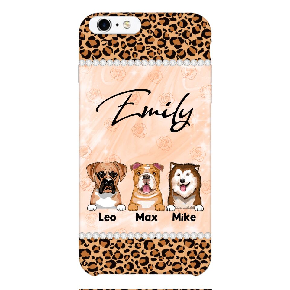 Personalized Dog Lover Phone Case Printed 22APR-LN26