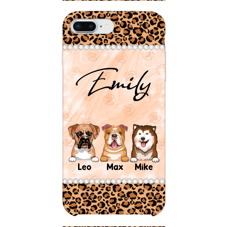 Personalized Dog Lover Phone Case Printed 22APR-LN26