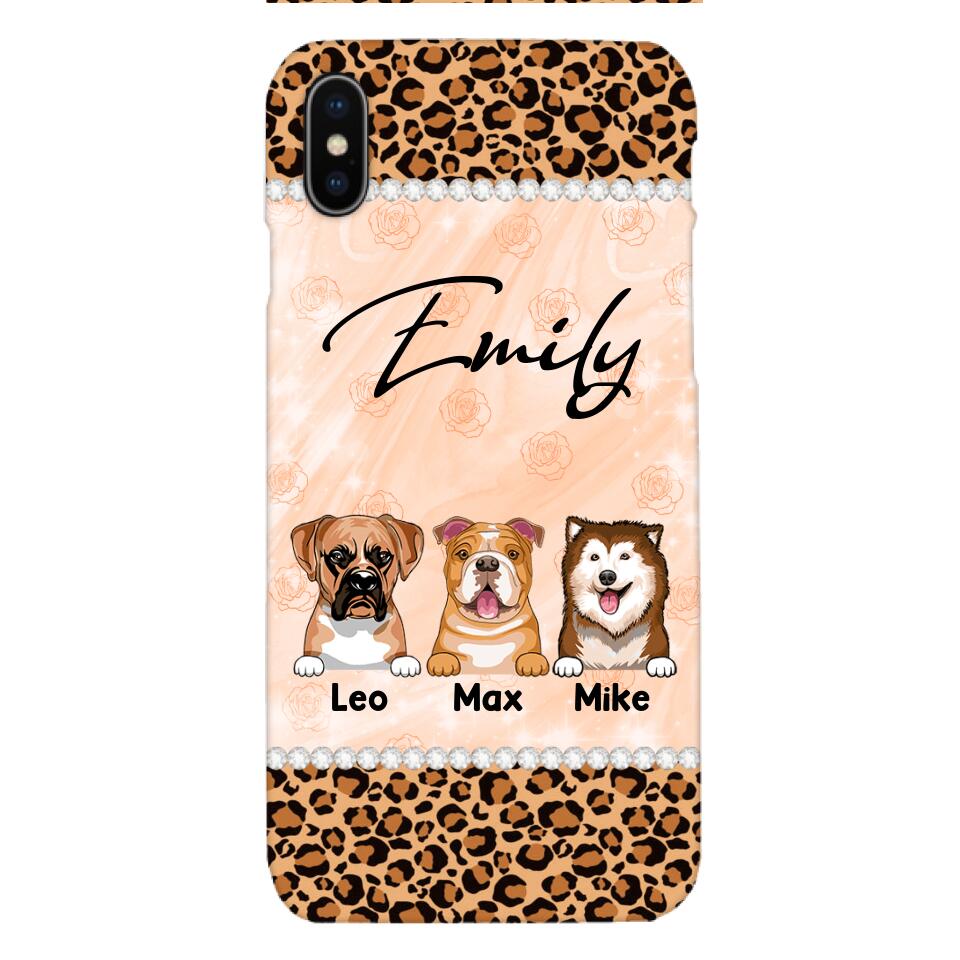 Personalized Dog Lover Phone Case Printed 22APR-LN26