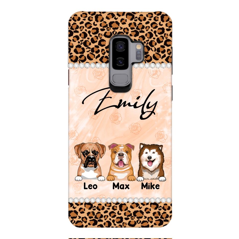 Personalized Dog Lover Phone Case Printed 22APR-LN26