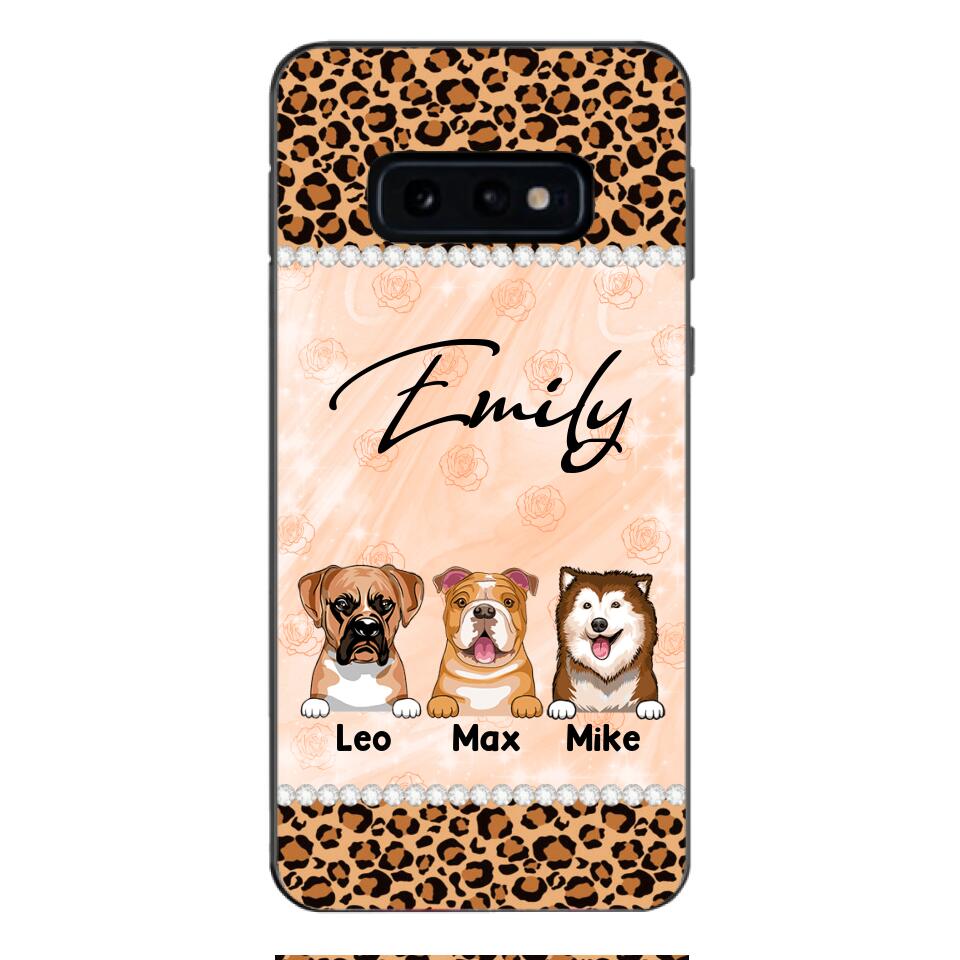 Personalized Dog Lover Phone Case Printed 22APR-LN26