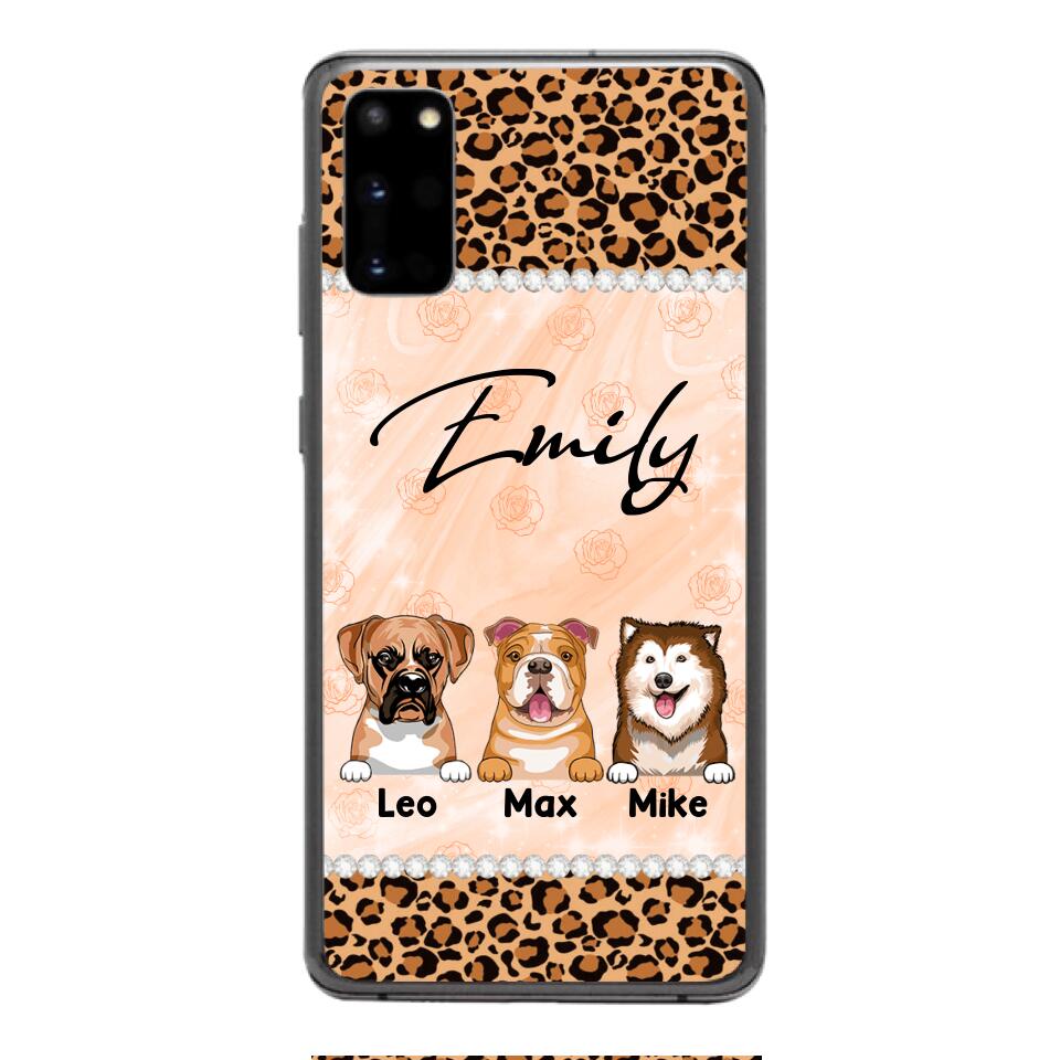 Personalized Dog Lover Phone Case Printed 22APR-LN26