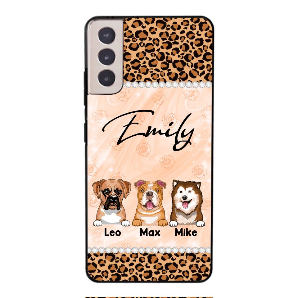 Personalized Dog Lover Phone Case Printed 22APR-LN26