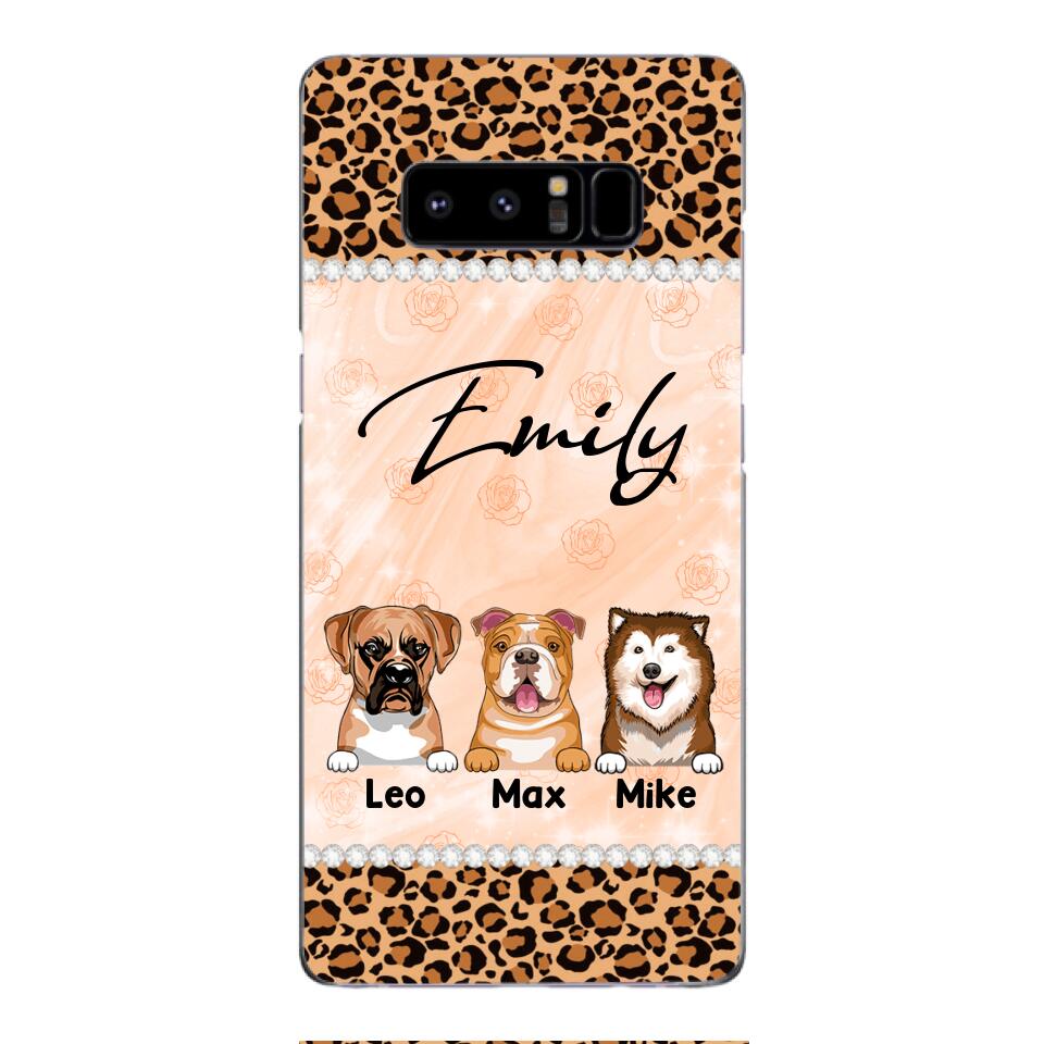 Personalized Dog Lover Phone Case Printed 22APR-LN26