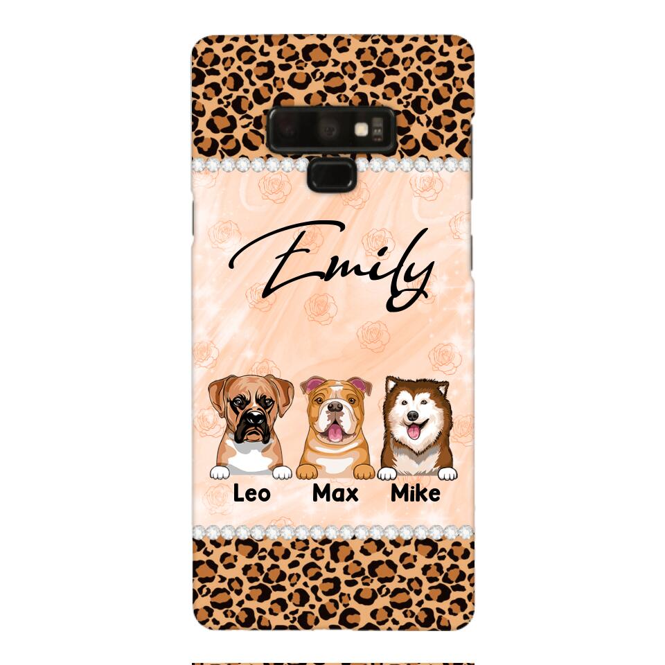 Personalized Dog Lover Phone Case Printed 22APR-LN26