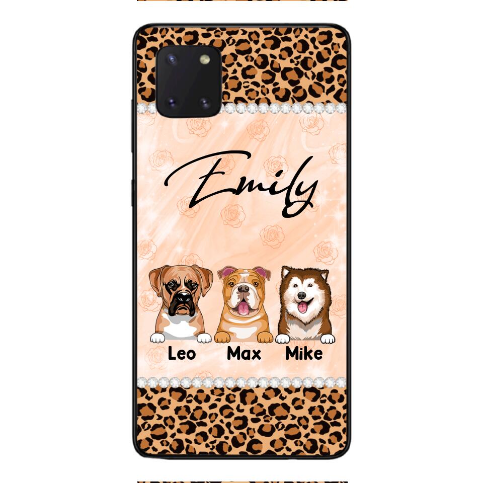 Personalized Dog Lover Phone Case Printed 22APR-LN26
