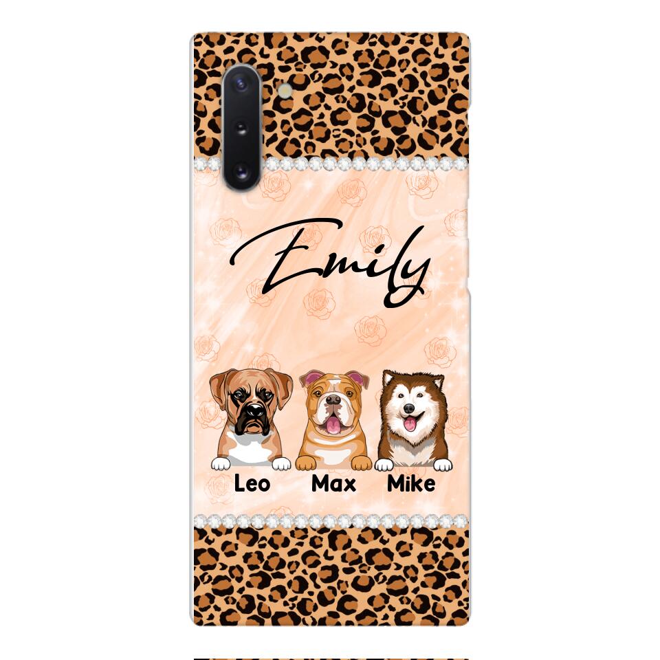 Personalized Dog Lover Phone Case Printed 22APR-LN26