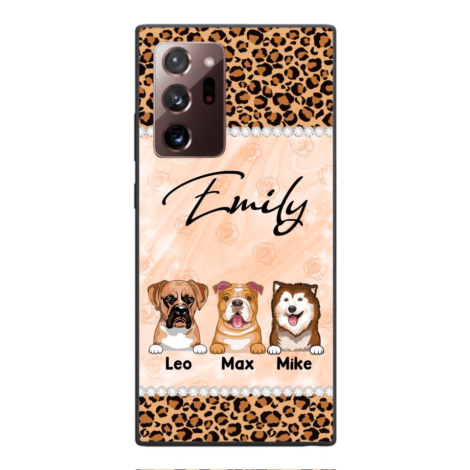 Personalized Dog Lover Phone Case Printed 22APR-LN26