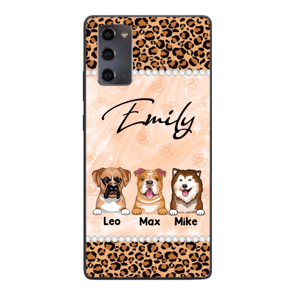 Personalized Dog Lover Phone Case Printed 22APR-LN26