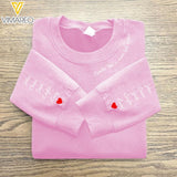 PERSONALIZED AUNTIE LIKE A MOM BUT COOLER KID NAME SWEATSHIRT PRINTED QTTN2504